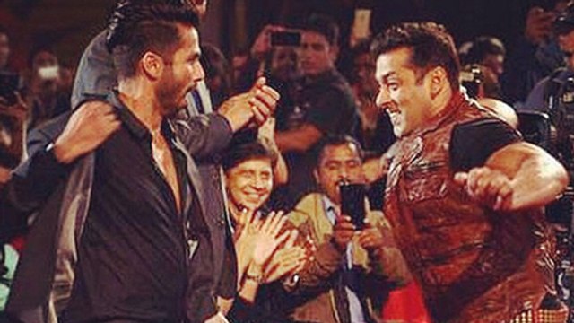 Salman Khan Shahid Kapoor Performance At Big Star Entertainment Awards 2014