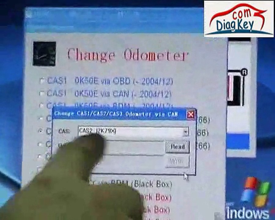 How to Change CAS Odometer with BMW CAS AK300 Key Maker