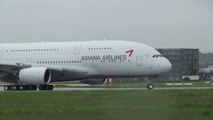 Asiana Airlines A380 Take off Rejected - Amazing Video