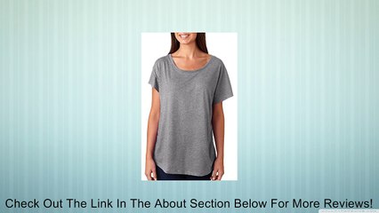 Next Level Apparel Ladies Juniors Tri-Blend Dolman Tee . 6760 Review