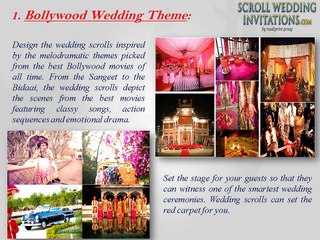 5 Wedding Scroll Themes That You Can Use To Thank Your Guests