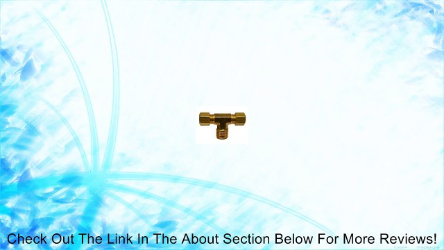 Tee BRANCH COMPRESSION - 3/8 Tube X 3/8 Tube to 3/8 NPT Male Air Fittings Review