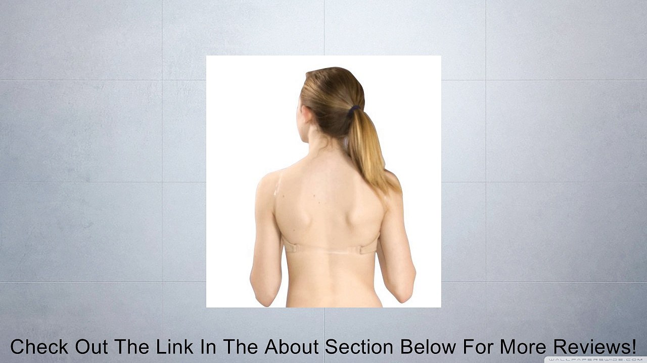 BASIC MOVES #4722 ADULT CLEAR BACK SEAMLESS BRA TOP Review