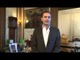 Napoli - Gli auguri di Natale del sindaco Luigi de Magistris (23.12.14)