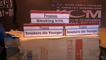 Şanlıurfa Kamyon Kasasında 50 Bin Paket Kaçak Sigara Ele Geçti