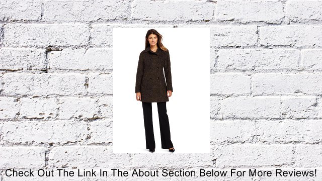 AK Anne Klein Women's Mary Coat, Charcoal, Small Review
