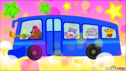 Wheels On The Bus - HD Version 3 - Nursery Rhymes For Toddlers and Babies from HooplaKidz