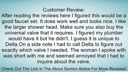 Delta Faucet T17297 Cassidy MultiChoice 17 Series Shower Trim, Chrome Review