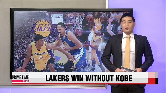 Lakers stun no. 1 Warriors without Kobe Bryant