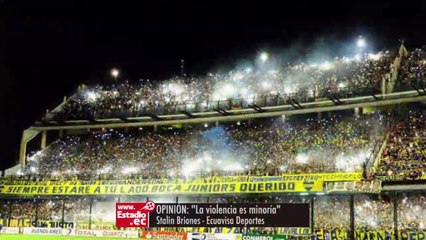 Opinión: "La violencia es minoría" - Stalin Briones