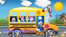 Wheels on the bus Mickey Mouse Nursery Rhymes for Children - Wheels on the Bus Songs