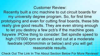 Carbide PCB End Mill Endmill 1.0mm Review