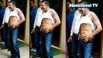 Sanjay Dutt flashes abs after coming out of jail