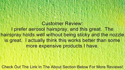 TIGI Bed Head Masterpiece Massive Shine Hairspray, 9.5 Ounce Review