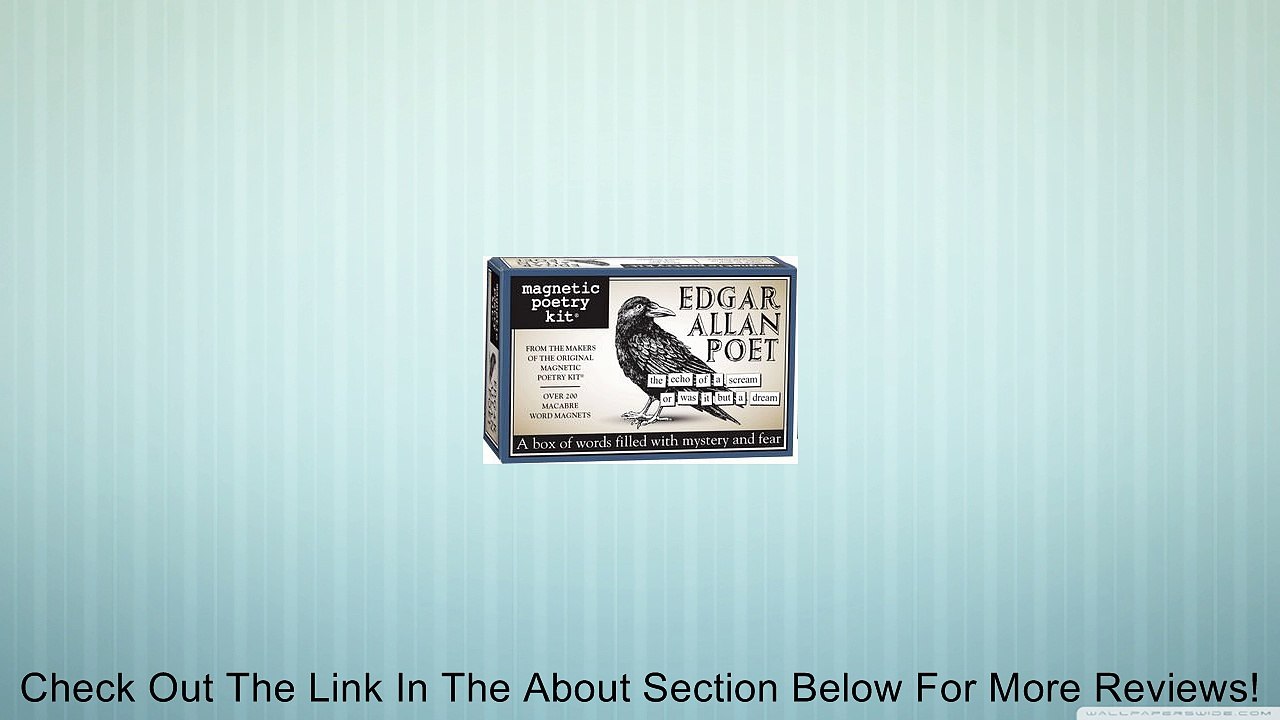 Magnetic Poetry Kit: Edgar Allen Poet Review