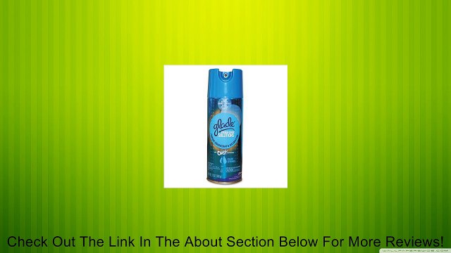 JohnsonDiversey CB715980, Glade Tough Odor Disinfectant Air Sanitizer, 12 oz., Clear Springs Review