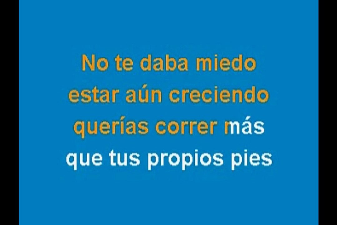 Karaoke -  Amor de mujer - Paulina Rubio