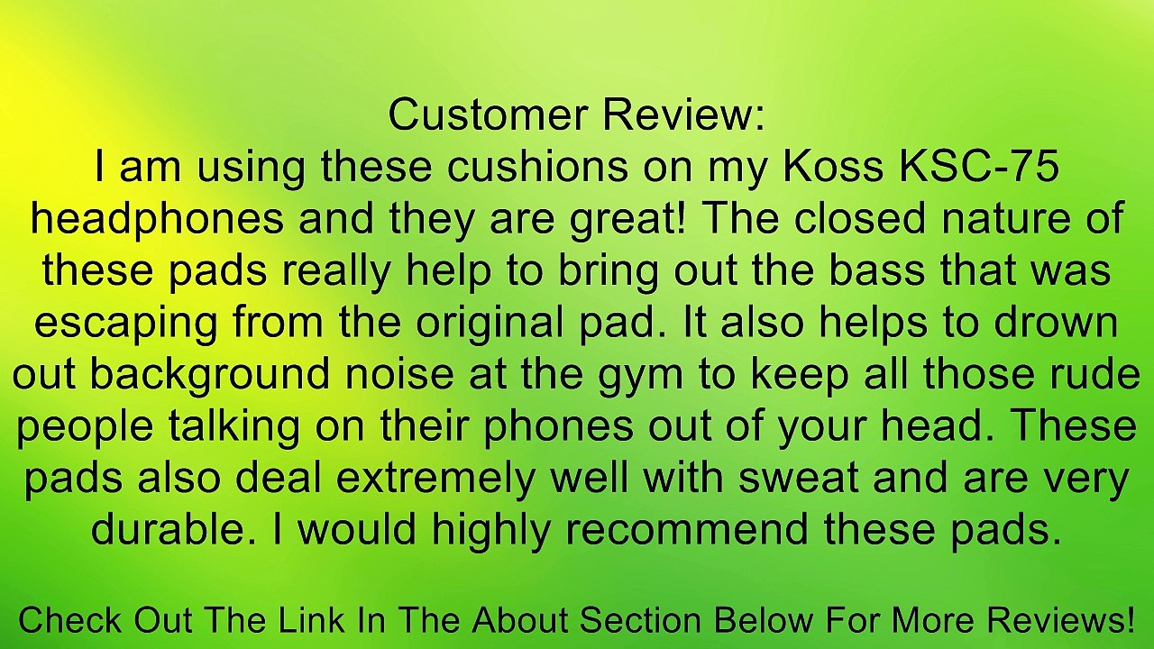 Genuine Replacement Ear Pads Cushions for SENNHEISER PX200 PXC150 PXC250 PMX200 (fit PXC300) Headphones Review