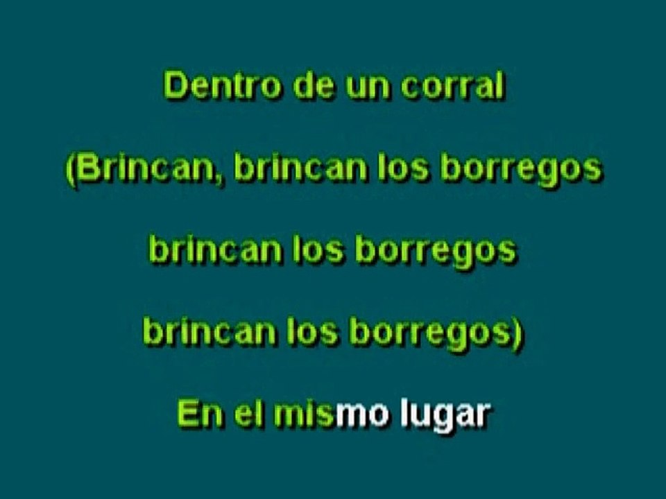 Karaoke - brincan los borregos - Gloria Trevi