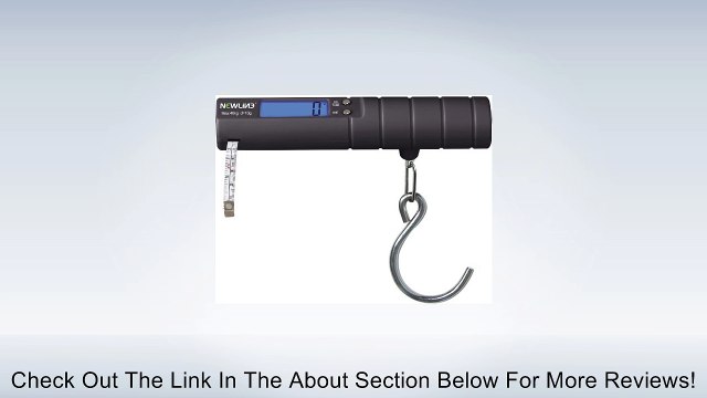 Newline Easy Grip Travel Luggage Fishing Scale with Measuring Tape - Black 86 Lb Max Review