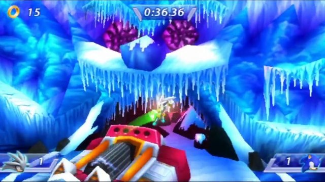 Sonic Rivals - Silver : Zone Crystal Mountain BOSS