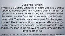 Zumba Fitness Women's Zweet Zip Up Hoodie, Black, Large Review