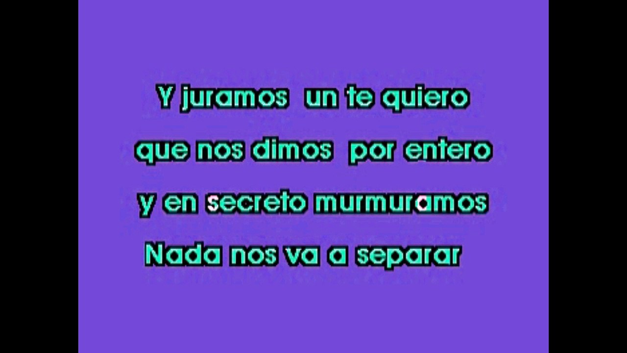 Karaoke - como han pasado los años - Rocio Durcal