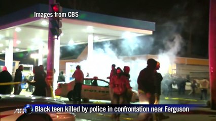 Black teen killed by police near Ferguson, Missouri