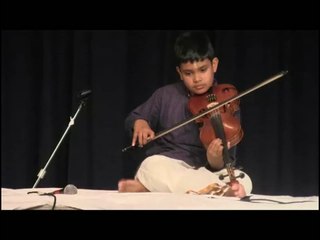 SAPNA: ANNUAL EVENT 2014: FEATURED CONCERT: RISHABH RANGANATHAN: VIOLIN: "ENTHA MATHRAMU"