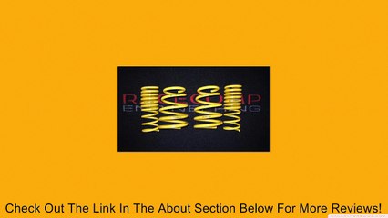 rce Racecomp Engineering Yellow Lowering Springs Subaru WRX Equipped w/ GTWORX Bilstein Dampers 2008-2012 Review