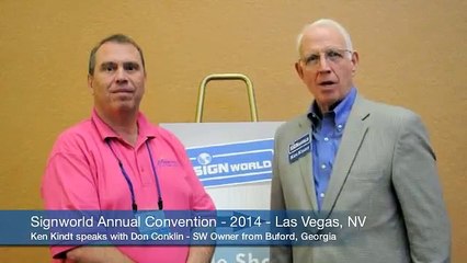 Signworld Don Conklin Testimonial