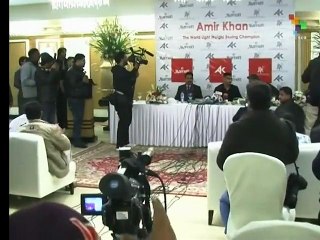 Boxer Amir Khan donates shorts valued at 30,000 pounds sterling