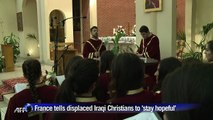 France tells displaced Iraqi Christians to 'stay hopeful'