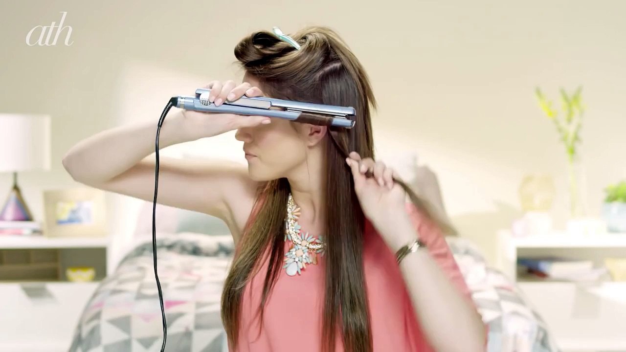 How to Create Curls with a Straightener by Blair Fowler - All Things Hair