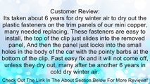 15 Mini-Cooper Trim Panel & Fender Flare Moulding Clips 07-13-7-073-915 Review