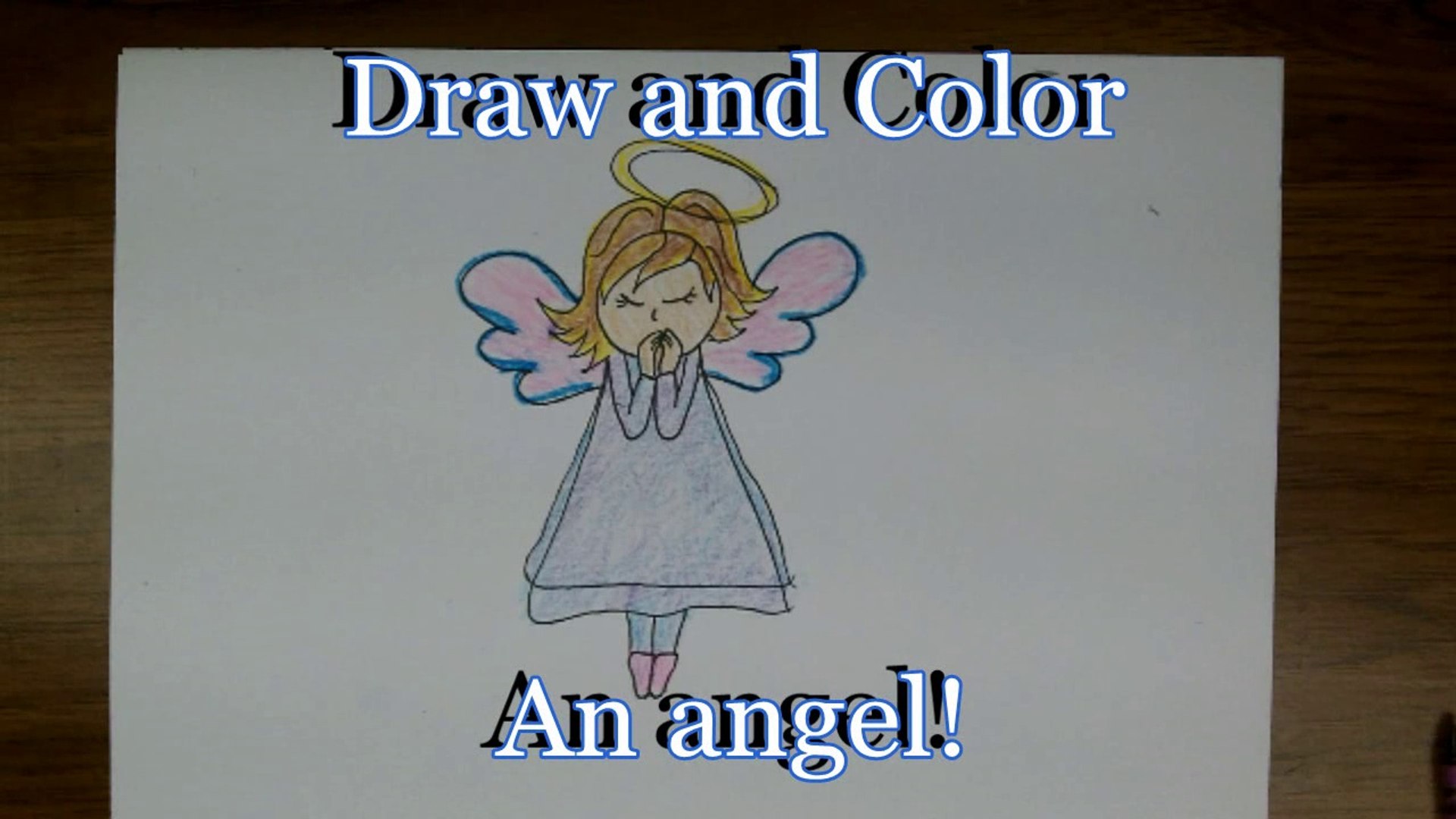 Angel Drawing - How To Draw An Angel Step By Step