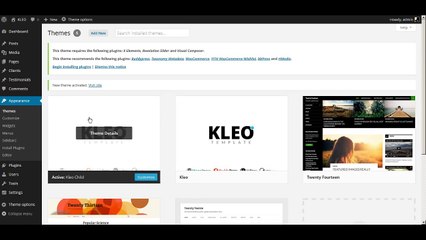KLEO Wordpress Theme Install Tutorial