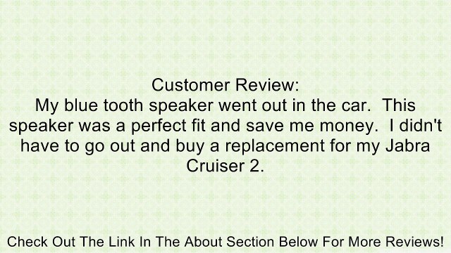 Audio Equipment 1W 8 Ohm 36mm Diameter Midrange Speaker Review