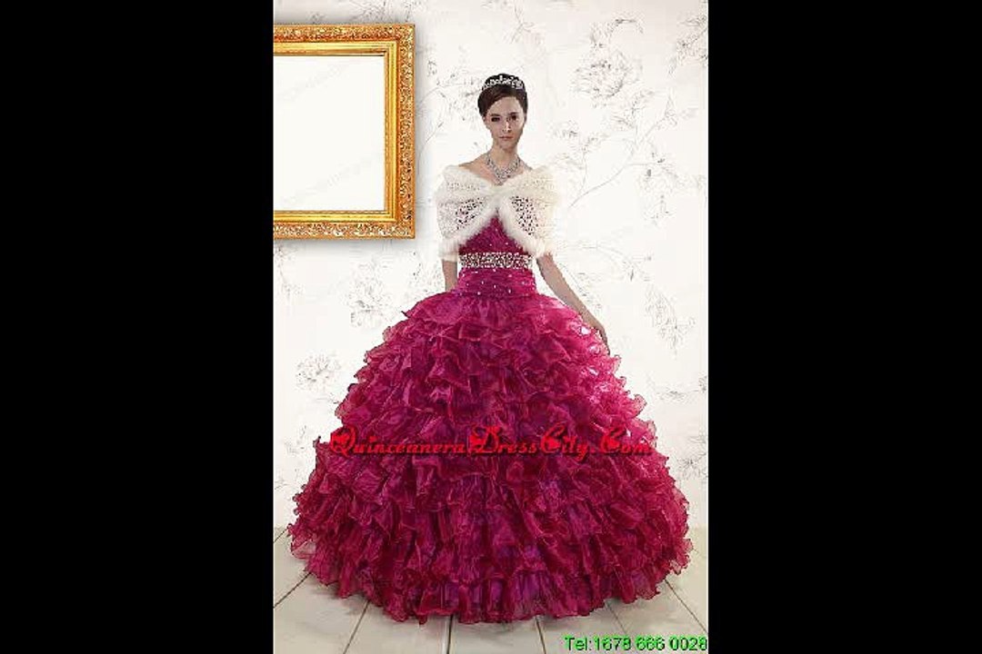2016 spring fashion ruffles quinceanera dresses for girls