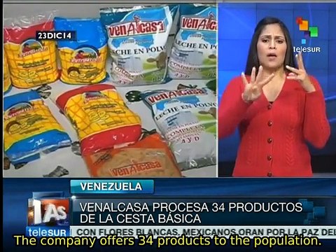 Venezuela to increase food production to diversify its economy in 2015