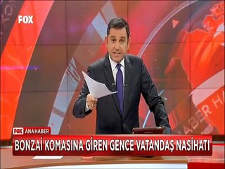 Vatandaş Bonzai komasına Giren gence nasihat etti satanlarada beddua etti