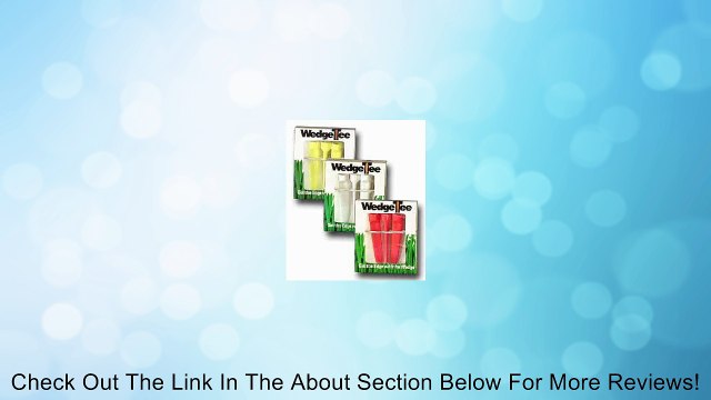 Golf Plastic Wedge Tees 3 ct Orange Cleans Grooves Shoe Review