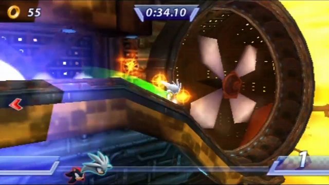 Sonic Rivals - Silver : Zone Death Yard Acte 1