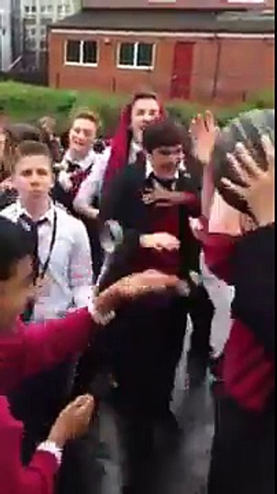 School kids rap battle...