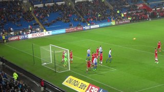 Micael Hector's goal Cardiff. Cardiff 2-1 Reading