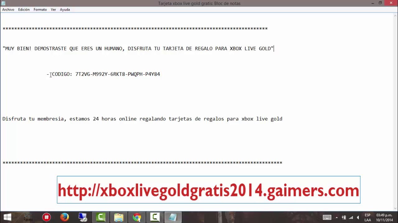 Codigos box live gold gratis 2014 - xbox live gold gratis