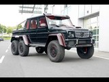 Mercedes G63 AMG 6×6 Gets Red Carbon Treatment From Brabus !