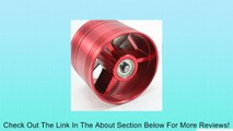 Single Air Intake Gas Fuel Saver Turbine Turbo charger Kits Engine Enhancer Fan Red Review