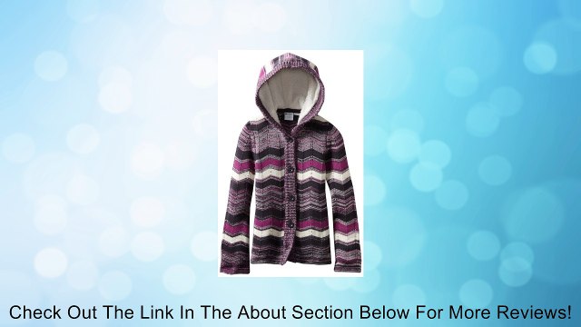 Roxy Big Girls' Second Look Cardigan, Blue Black Chevron, X-Large Review
