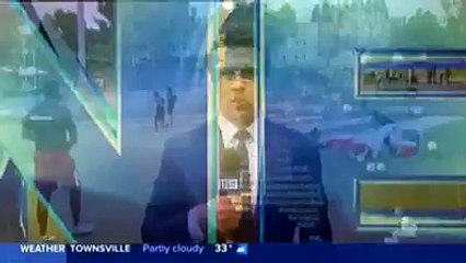 Shane Watson struck by a bouncer at Training